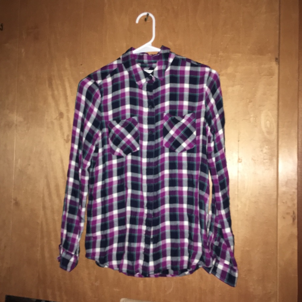 Woman’s cute flannel shirt